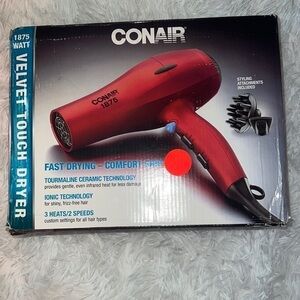 CONAIR FAST DRYING - COMFORT GRIP HAIR DRYER.